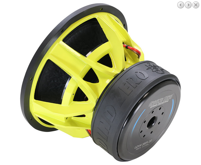 Субуфер Ground Zero GZNW 38SPL D1, 38 см, 3500W RMS image 2