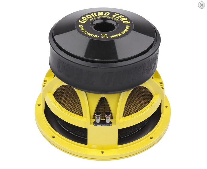 Субуфер Ground Zero GZPW 12 Limited 555, 30 см, 3000W RMS image 2