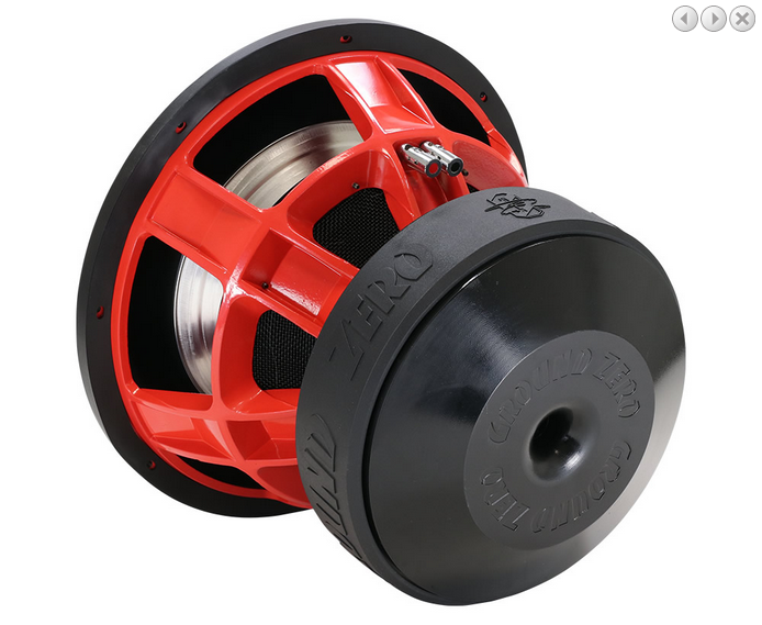 Субуфер Ground Zero GZPW 15XXmax, 38 см, 6000W RMS image 3