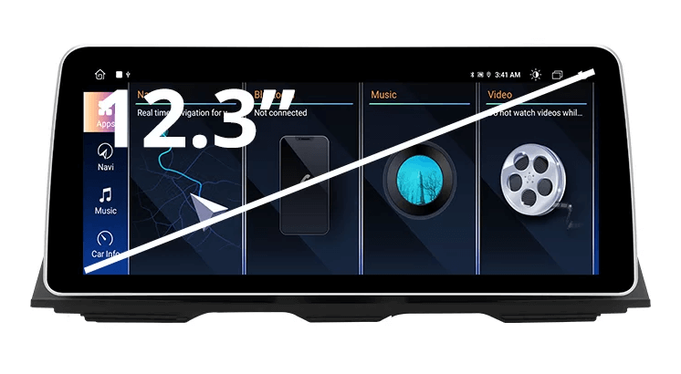 Мултимедия с Android 13 за BMW 5 Series F10 2011-2017 с CIC и NBT, 12.3"
