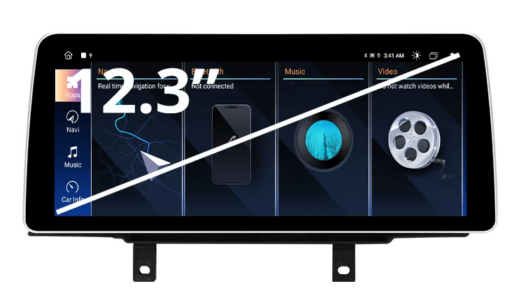 Мултимедия с Android 14 за BMW 3 F30, 4 Series F32 2013-2017 с CIC и NBT, 12.3"