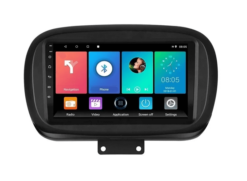 Мултимедия с Android 14 за Fiat 500X 2014-2021 image 2