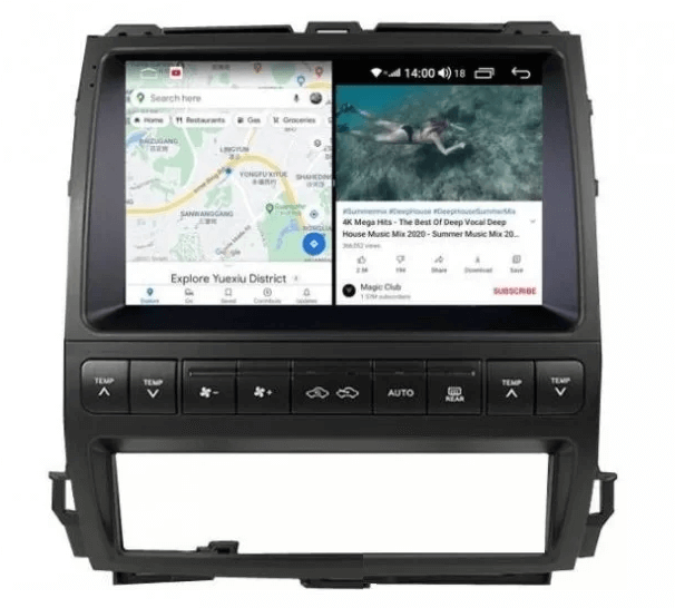 Мултимедия с Android 13 за Toyota Land Cruiser J 120, Lexus GX470 2002-2009