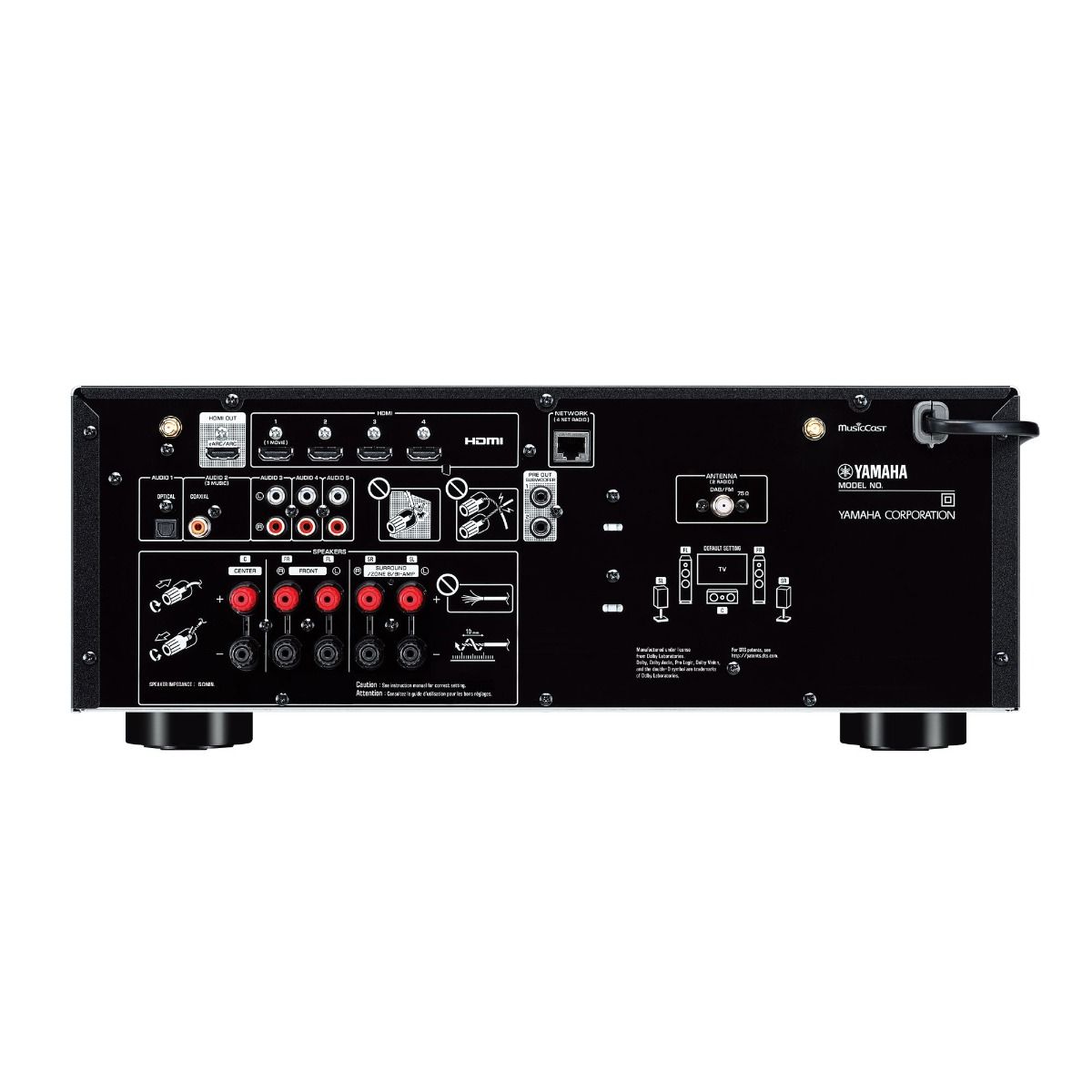 5.2 канален A/V ресивър Yamaha RX-V4A image 4
