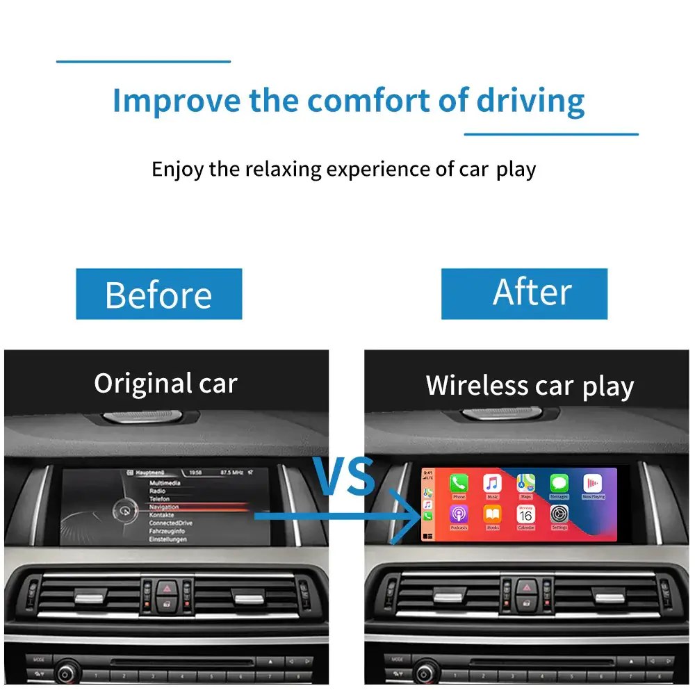 CarPlay интерфейс за BMW и Mini с NBT EVO(ID5/ID6) система image 2