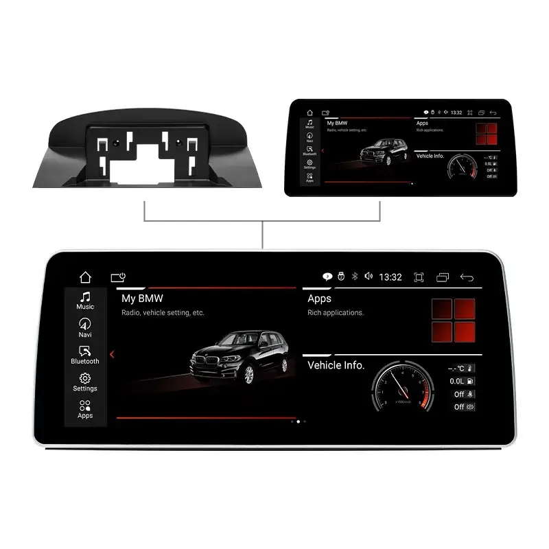 Мултимедия с Android 13 за BMW 3, 5, 6 Series 2004-2012 с CCC и CIC 12.3" image 9