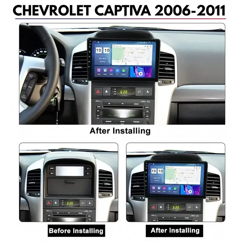 Мултимедия с Android 14 за Chevrolet Captiva 2006-2011 image 3