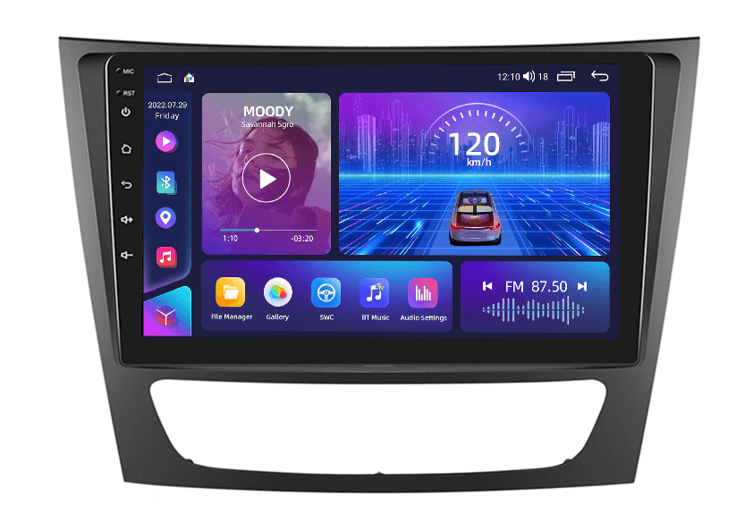 Мултимедия с Android 13 за Mercedes E Class, CLS, G Class 2001-2009