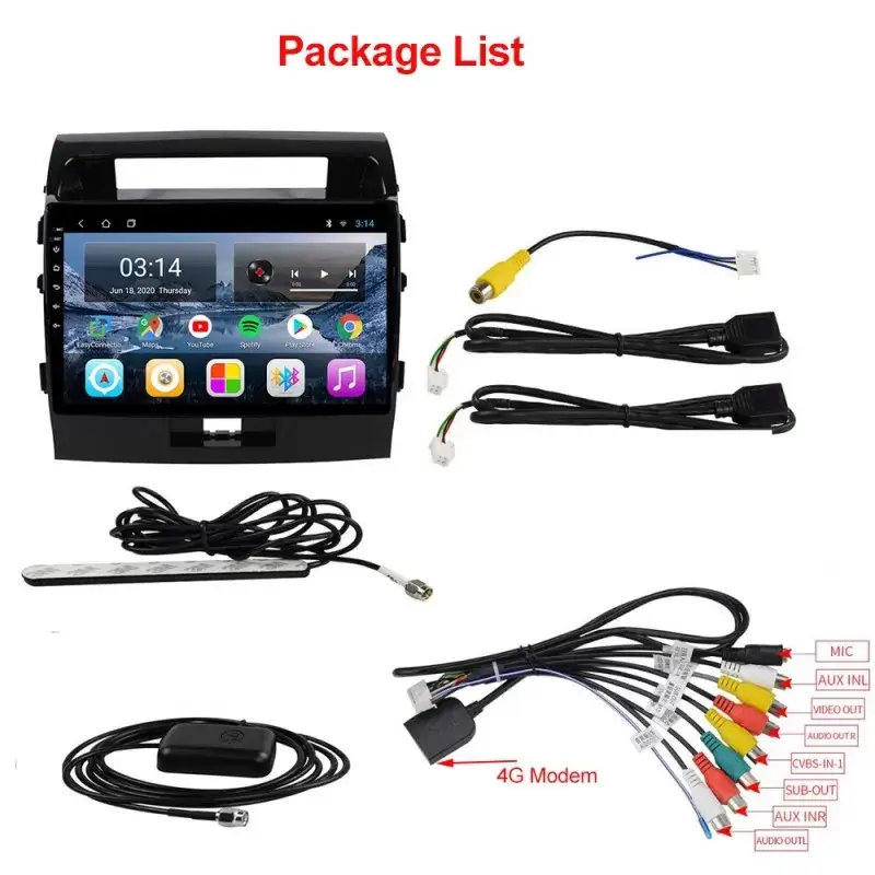 Мултимедия с Android 13 за Toyota Land Cruiser J 200 2008-2015 image 7