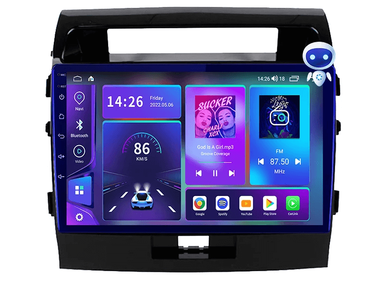 Мултимедия с Android 13 за Toyota Land Cruiser J 200 2008-2015