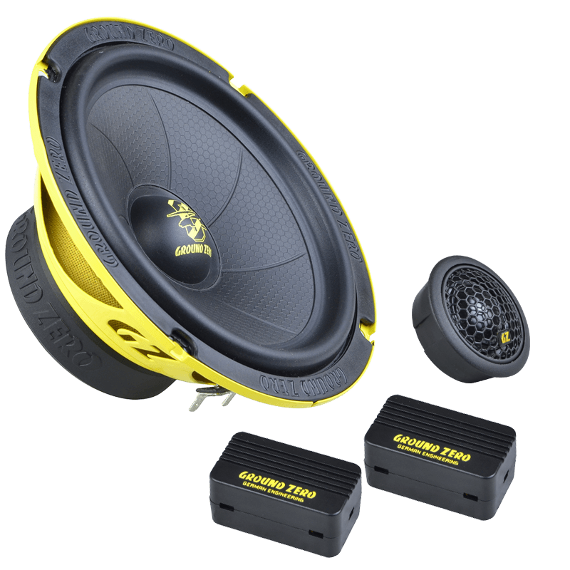 Авто говорители Ground Zero GZIC 165.2SPL, 16.5 см + 25 мм, 120W RMS