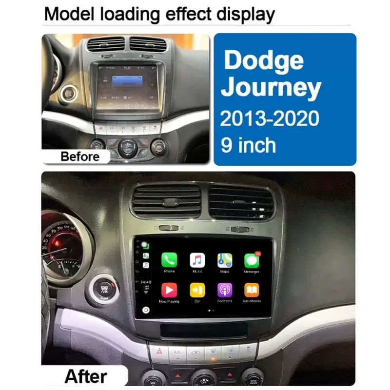 Мултимедия с Android 14 за Fiat Freemont, Dodge Journey 2012-2020 image 7