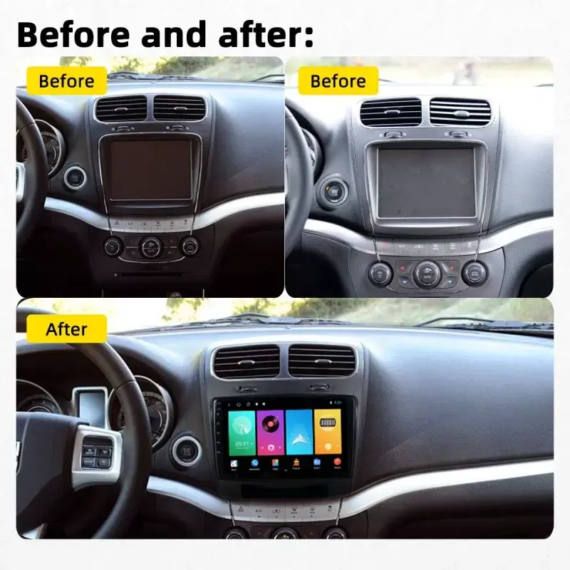 Мултимедия с Android 14 за Fiat Freemont, Dodge Journey 2012-2020 image 4