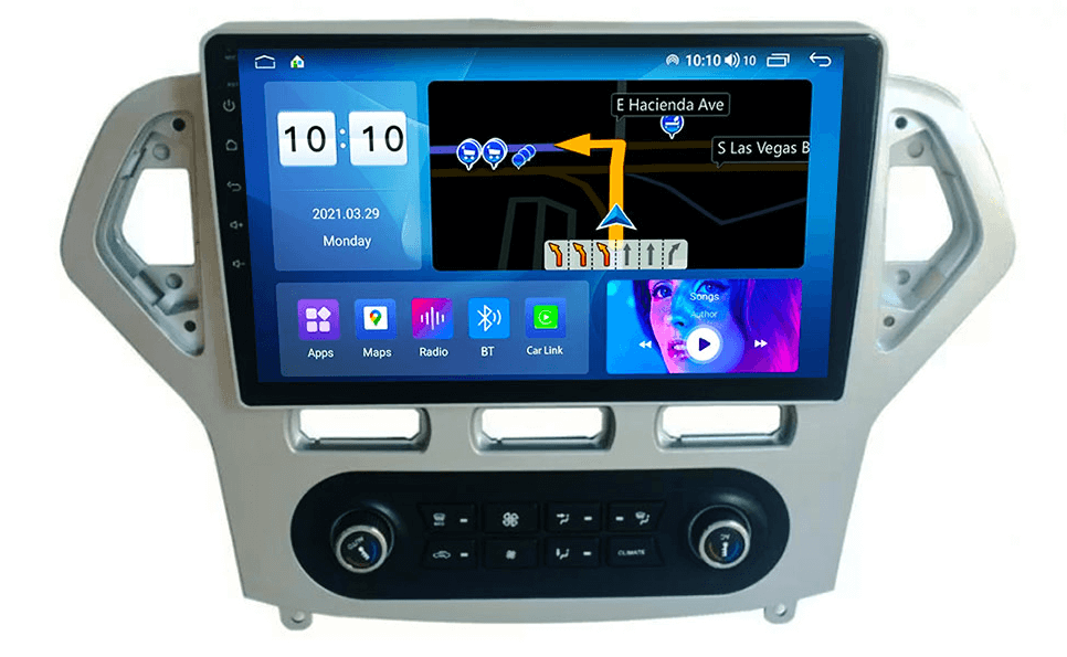 Мултимедия с Android 14 за Ford Mondeo 2006-2012, двузонов климатроник