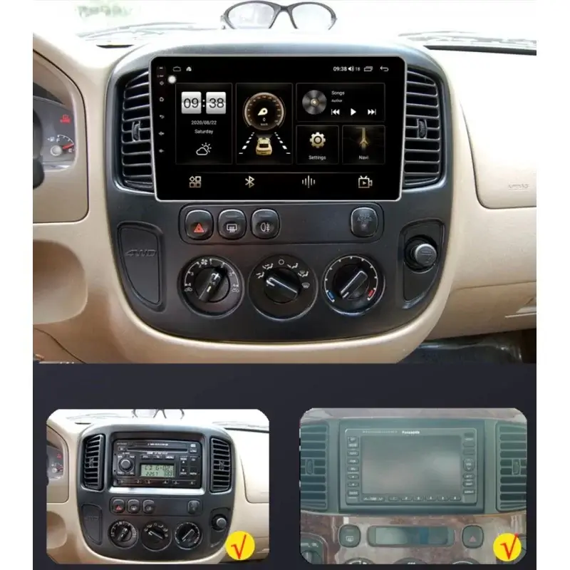 Мултимедия с Android 14 за Ford Escape 2000-2007 image 4