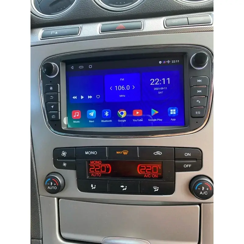 Мултимедия с Android 14 за Ford Focus, Mondeo, C-Max, S-Max, Galaxy, Kuga 2006-2011 БЕЗ DVD image 4