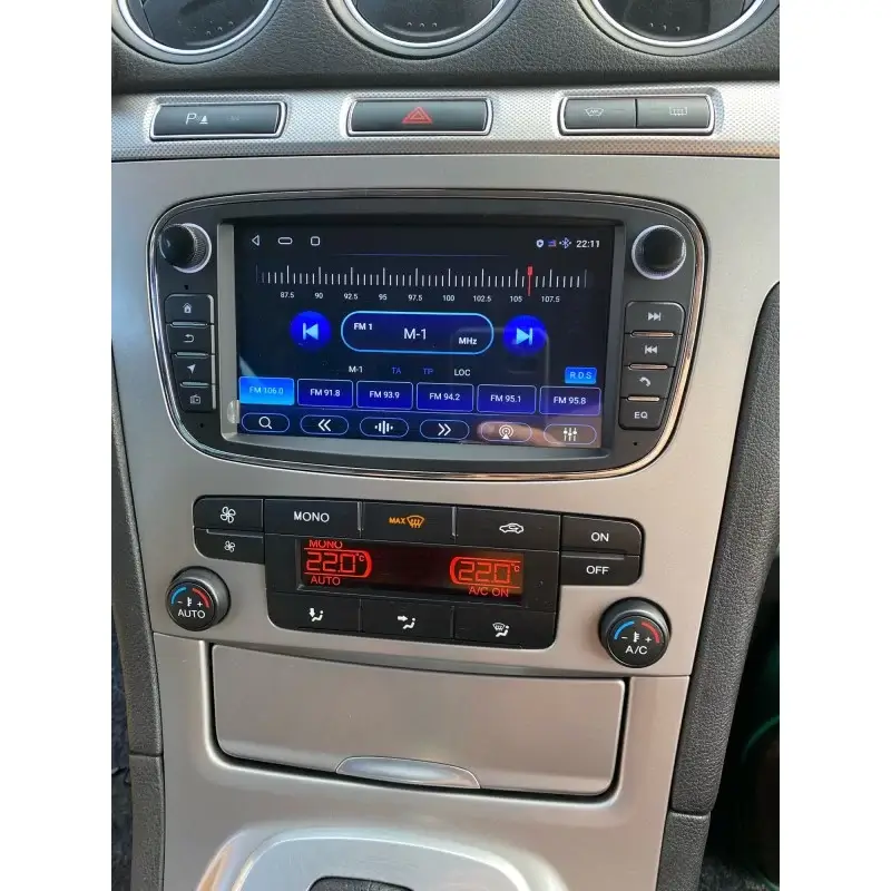 Мултимедия с Android 14 за Ford Focus, Mondeo, C-Max, S-Max, Galaxy, Kuga 2006-2011 БЕЗ DVD image 3