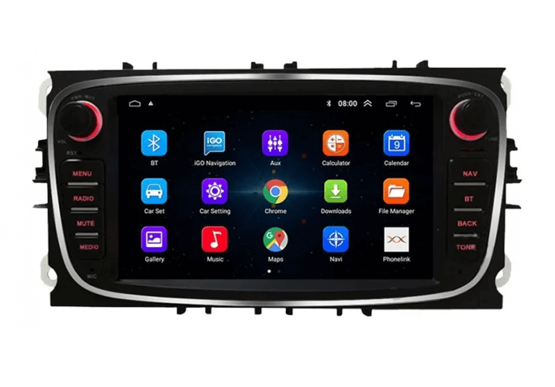 Мултимедия с Android 14 за Ford Focus, Mondeo, C-Max, S-Max, Galaxy, Kuga 2006-2011 БЕЗ DVD