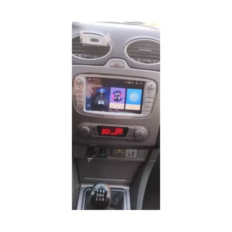 Мултимедия с Android 14 за Ford Focus, Mondeo, C-Max, S-Max, Galaxy, Kuga 2006-2011 White БЕЗ DVD image 6