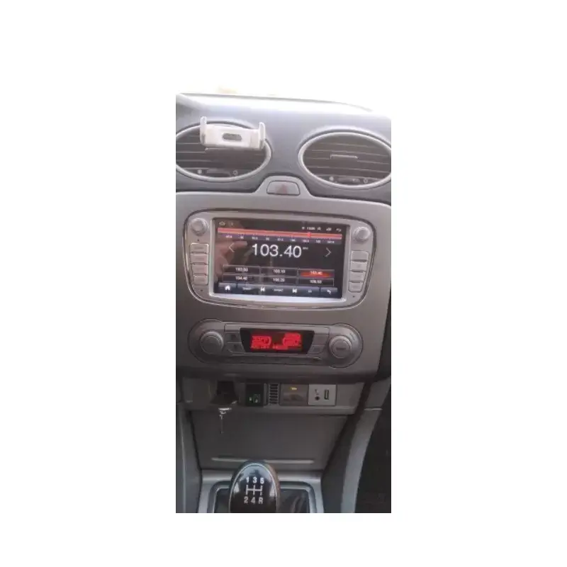 Мултимедия с Android 14 за Ford Focus, Mondeo, C-Max, S-Max, Galaxy, Kuga 2006-2011 White БЕЗ DVD image 3