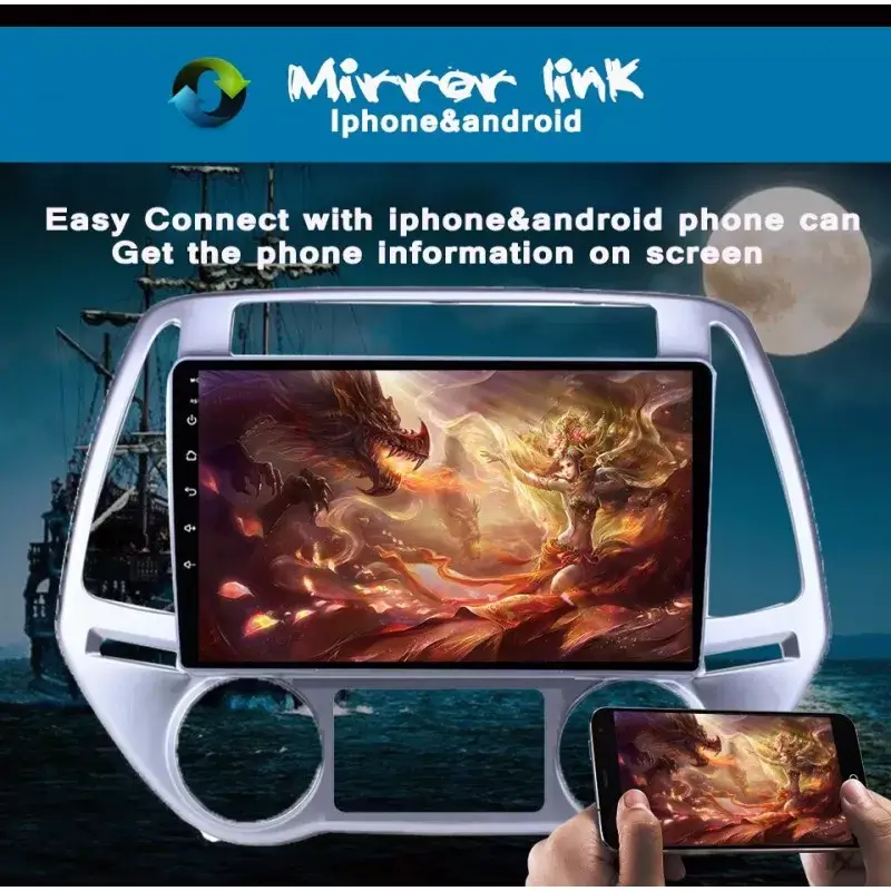Мултимедия с Android 13 за Hyundai I20 2008-2012 V2 image 10