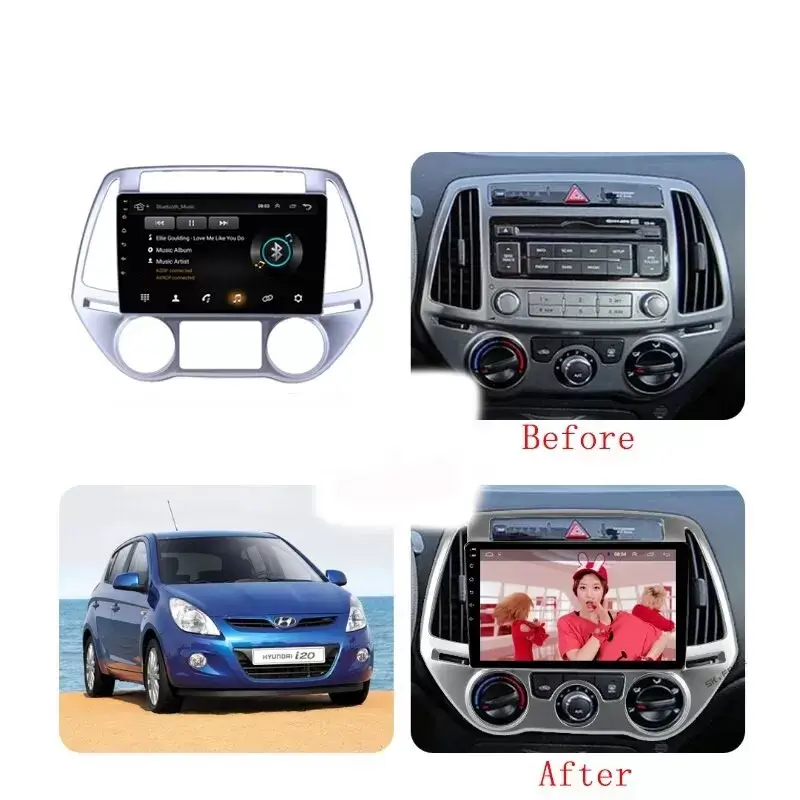 Мултимедия с Android 13 за Hyundai I20 2008-2012 V2 image 7
