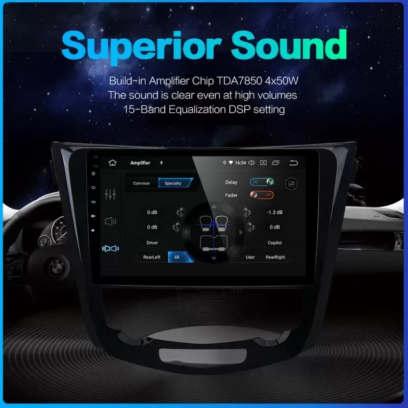 Мултимедия с Android 13 за Nissan Qashqai, Rogue, X-Trail 2014-2018 image 9