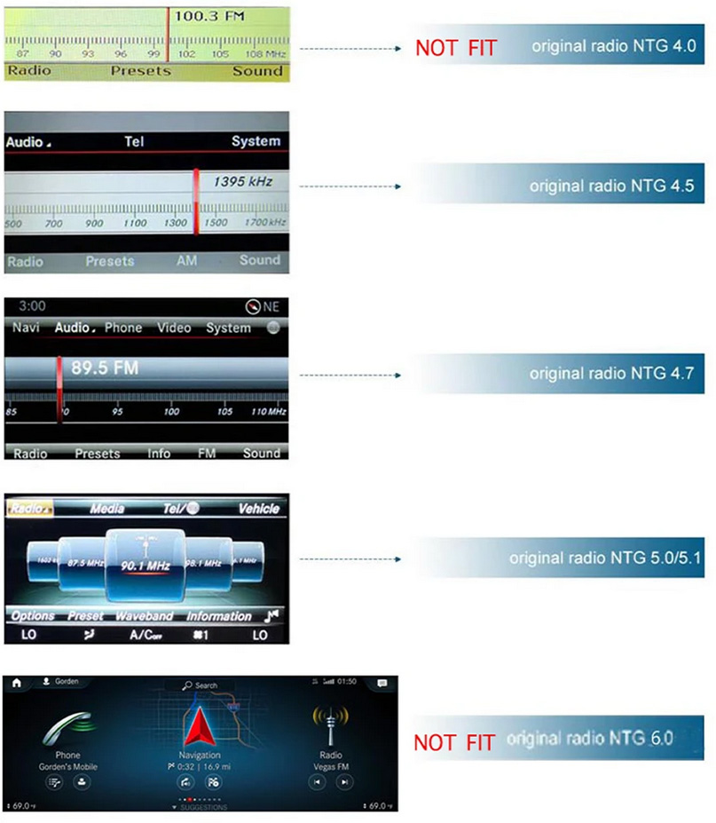 CarPlay интерфейс за Mercedes NTG4.5 image 2