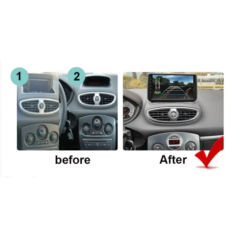 Мултимедия с Android 13 за Renault Clio 2005-2014 image 4