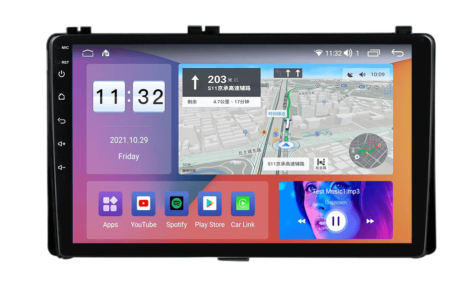 Мултимедия с Android 13 за Toyota Corolla 2017-2018 V2