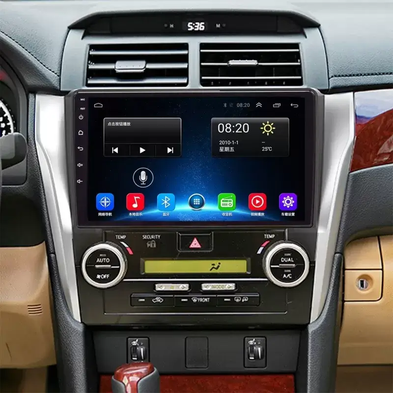 Мултимедия с Android 13 за Toyota Camry 2012-2015 image 2