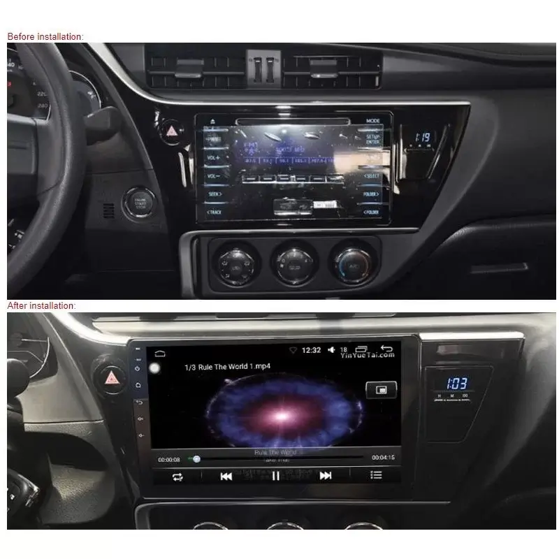 Мултимедия с Android 13 за Toyota Corolla 2017-2018 V3 image 3