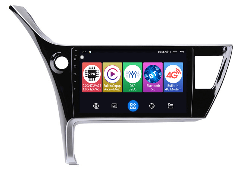 Мултимедия с Android 13 за Toyota Corolla 2017-2018 V3