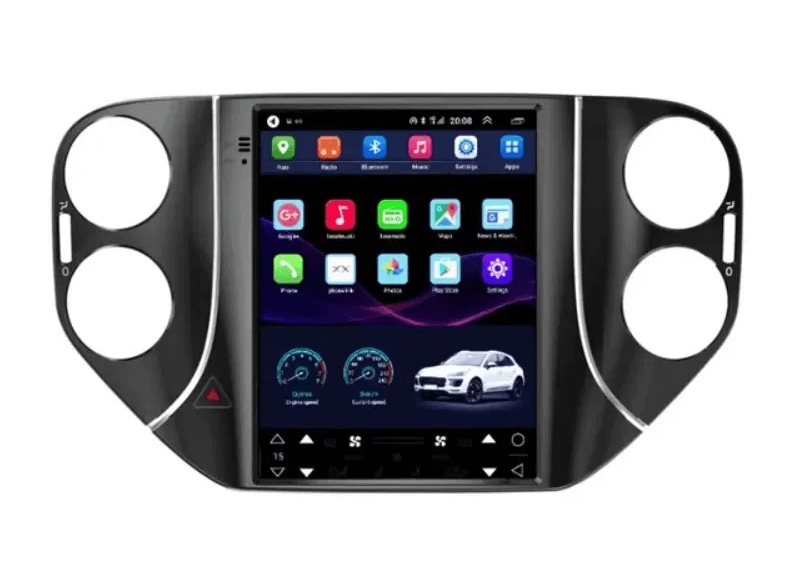 Tesla Style мултимедия с Android 13 за VW Tiguan 2007-2017 image 2
