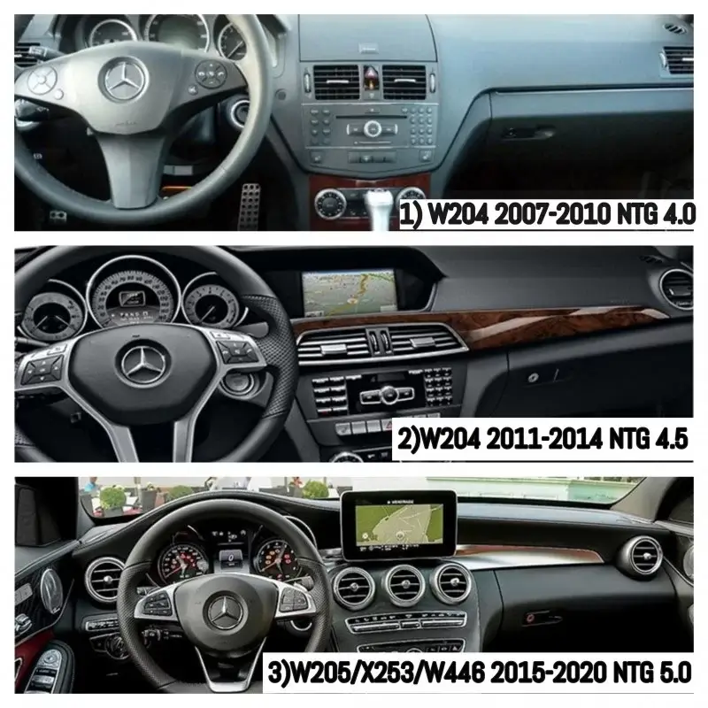 Мултимедия с Android 13 за Mercedes C Class W204 2011-2014 NTG 4.5 V2 image 4