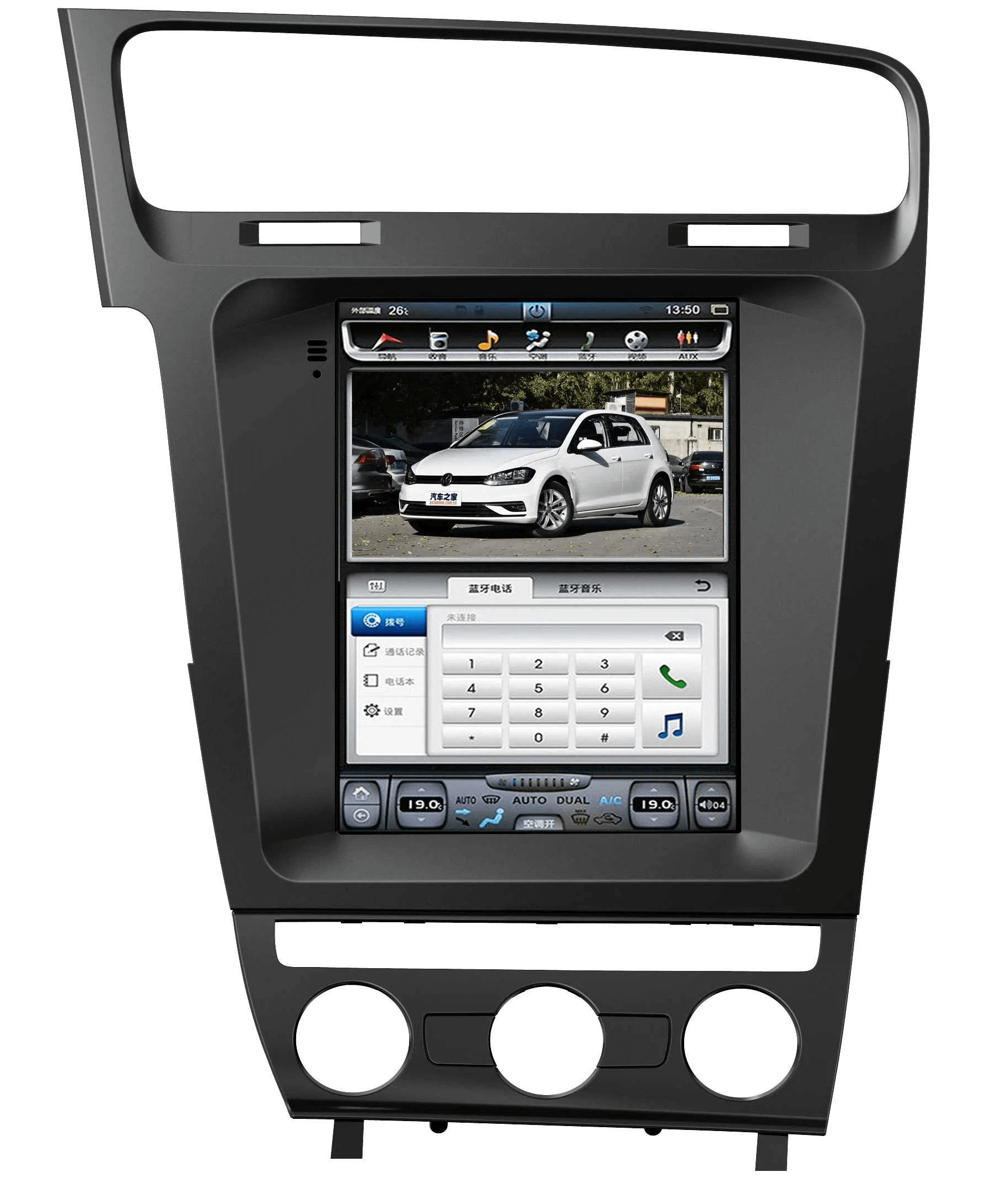 Tesla Style мултимедия с Android 13 за VW Golf 7 2012-2016