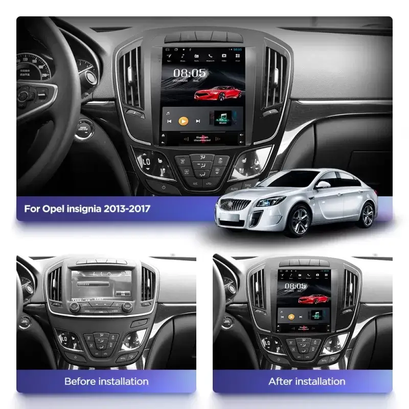 Tesla Style мултимедия с Android 14 за Opel Insignia, Buick Regal 2013-2017 image 6