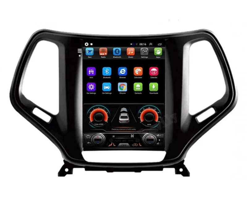 Tesla Style мултимедия с Android 13 за Jeep Cherokee 2014-2018 image 2