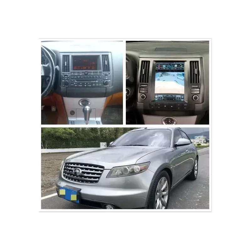 Tesla Style мултимедия с Android 10 за Infiniti FX35 2003-2007 image 4