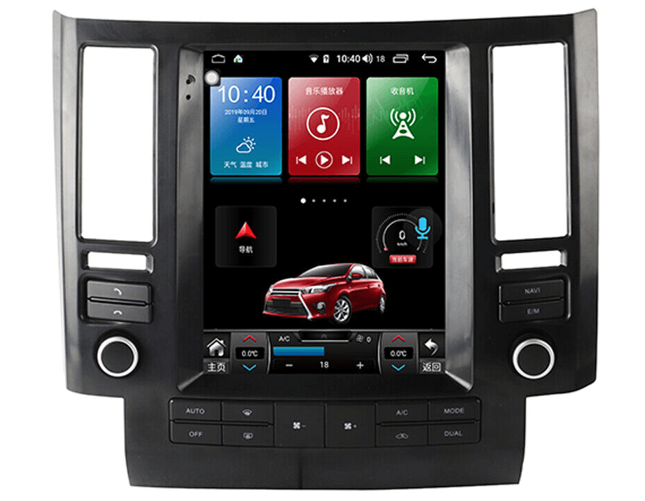 Tesla Style мултимедия с Android 10 за Infiniti FX35 2003-2007