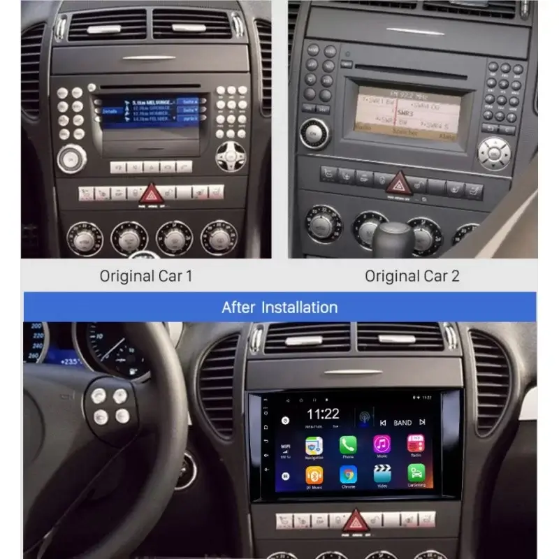 Мултимедия с Android 13 за Mercedes SLK R171 2004-2011 V2 image 2