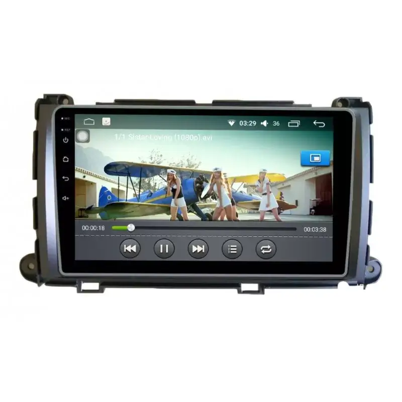 Мултимедия с Android 13 за Toyota Sienna 2010-2017 image 5