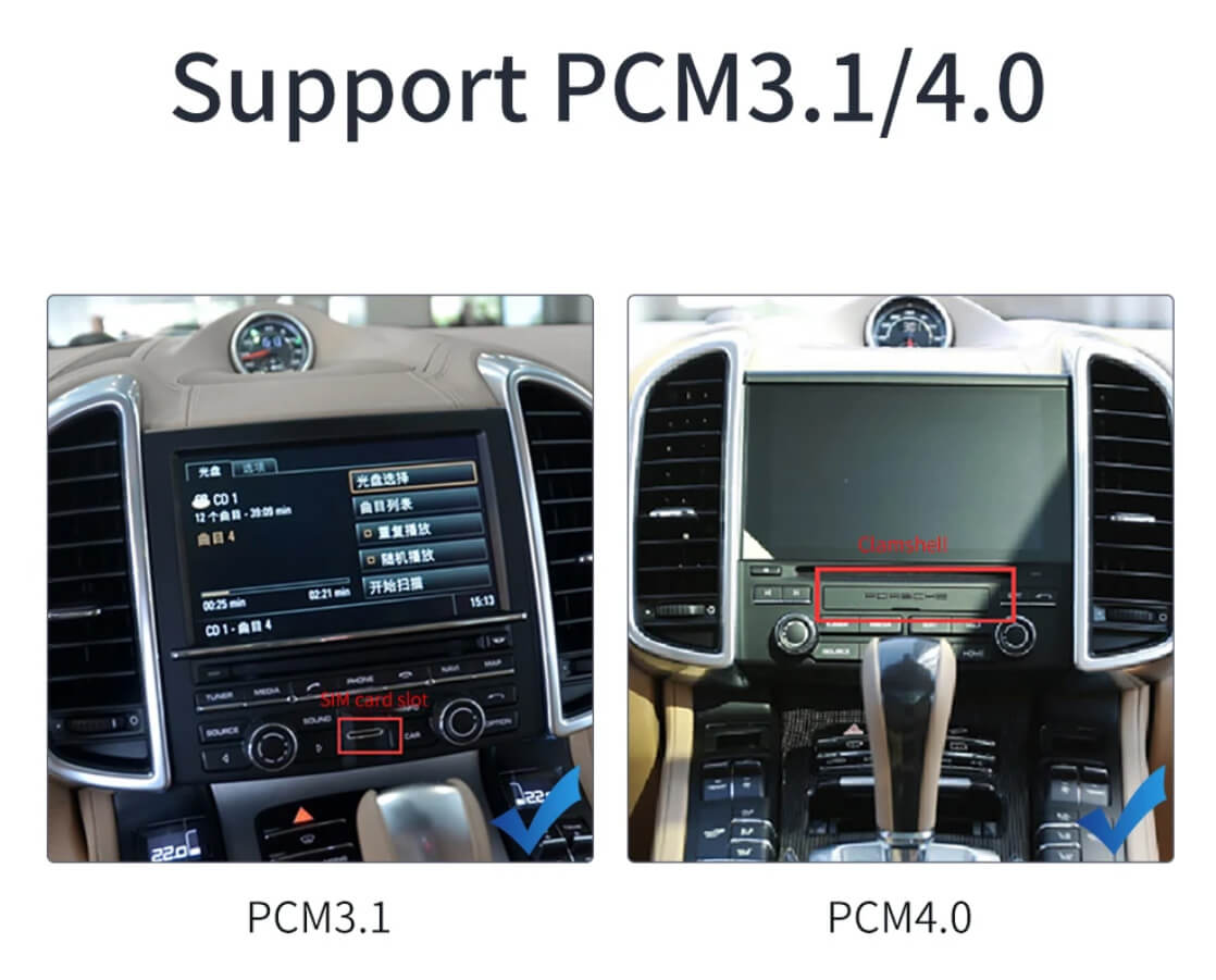 CarPlay интерфейс за Porsche 2010-2016 PCM3.1 image 3