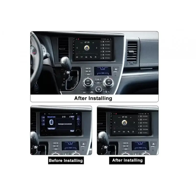 Мултимедия с Android 13 за Toyota Sienna 2016-2017 image 2