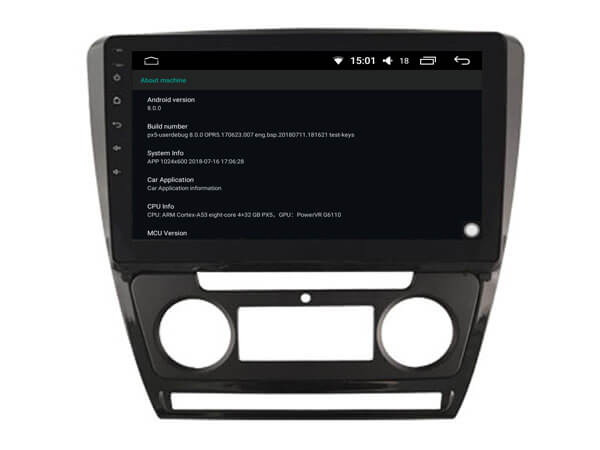 Мултимедия с Android 15 за Skoda Octavia A5 2007-2014 DHG2229 image 11