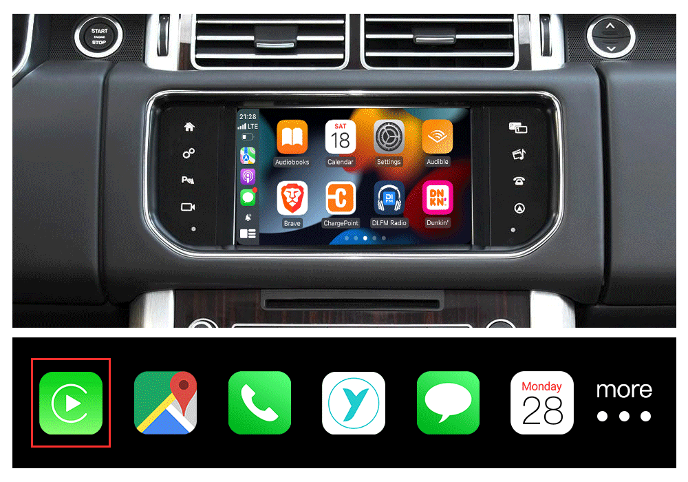 CarPlay интерфейс за Land Range Rover и Jaguar с Harman система image 6