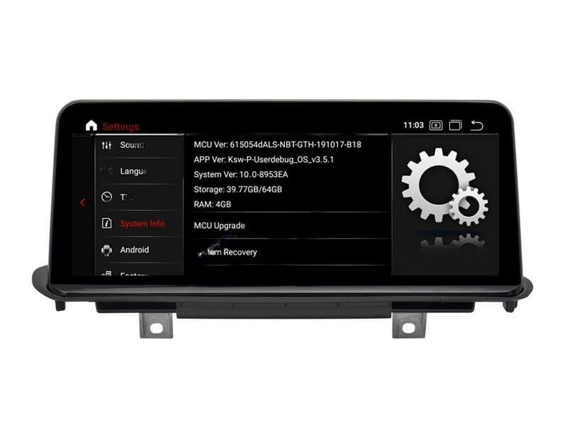 Мултимедия с Android 14 за BMW X5 F15, X6 E71 2014-2017 с NBT система BLA6245 image 4