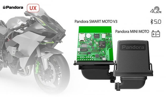 Алармена система Pandora Mini Moto GPS GPRS GSM V2 image 4