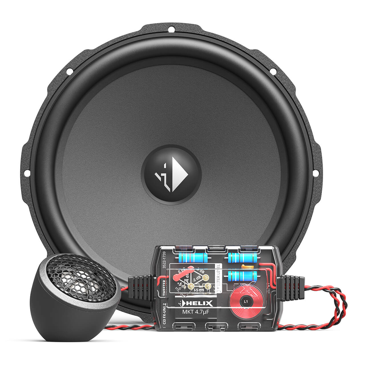 Авто говорители Helix Ci3 K200.2FM-S3, двукомпонентна система, 20см + 20мм, 100W RMS, 3Ohm