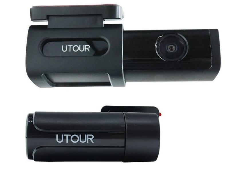 1440p видеорегистратор UTour C2L Pro, предна, задна камера и ADAS